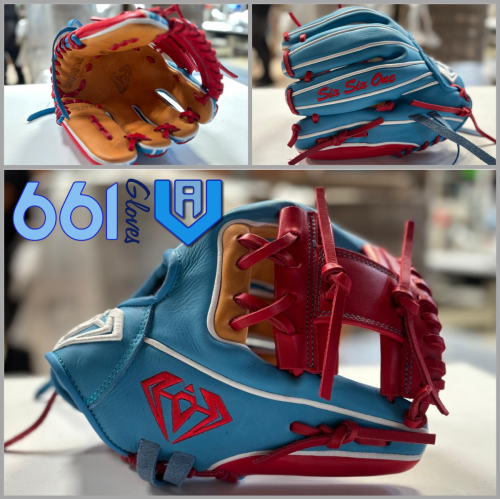 Size 11.75 Sky/Tan/Red/White