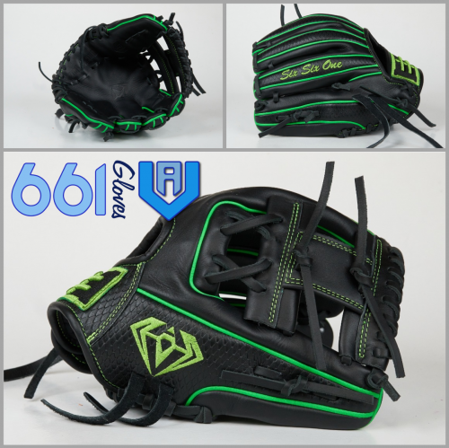 Size 11.75 Black/Black Snakeskin/Neon Green