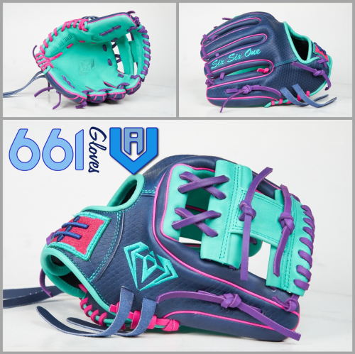 Size 11.5 Navy/Navy Snakeskin/Mint/Fuchsia/Purple