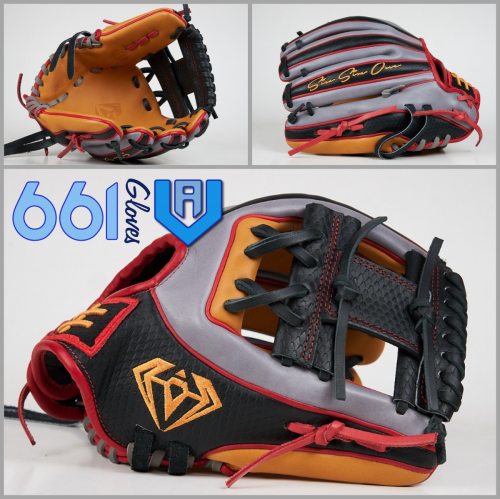 Size 12 Black Snakeskin/Grey/Red/Tan