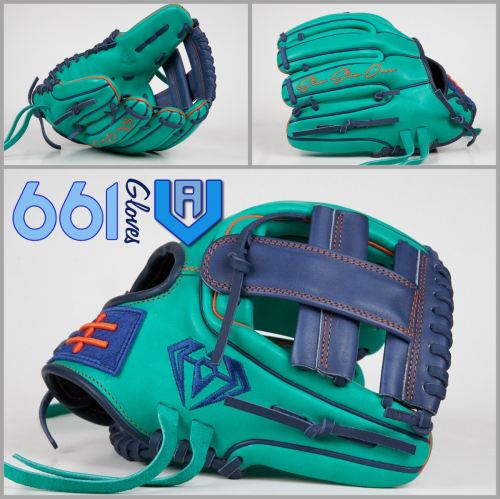 Size 11.5 Mint/Navy/Orange