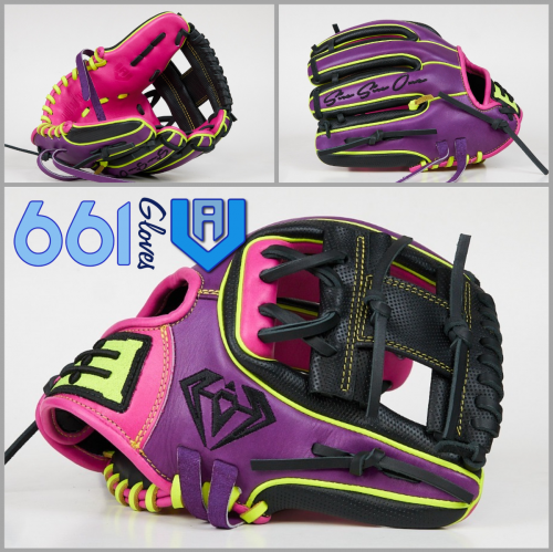 11.75 Size 11.75 Purple/Fuchsia/Black Micro/Neon Yellow